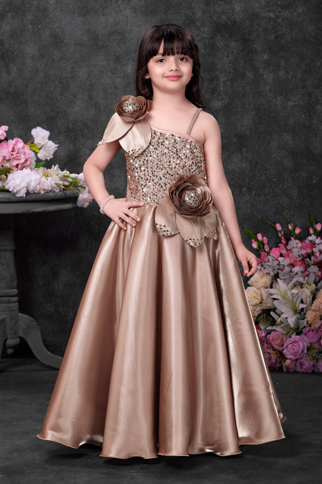 white christmas dresses Birthday Party Dress for Girls