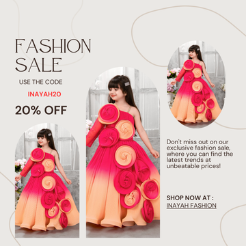 Girls partywear styling collage for kidswear trends guide - Inayah Fashion blog