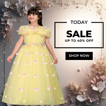 Trending colours and styles in kids partywear - Inayah Fashion