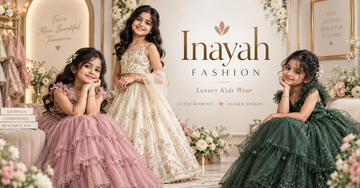 Little girls in festive Indian outfits for Diwali and wedding season
