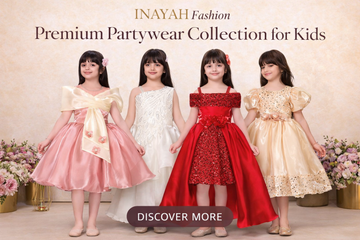 Premium kids partywear dresses by Inayah Fashion – elegant birthday and celebration gowns for girls in India