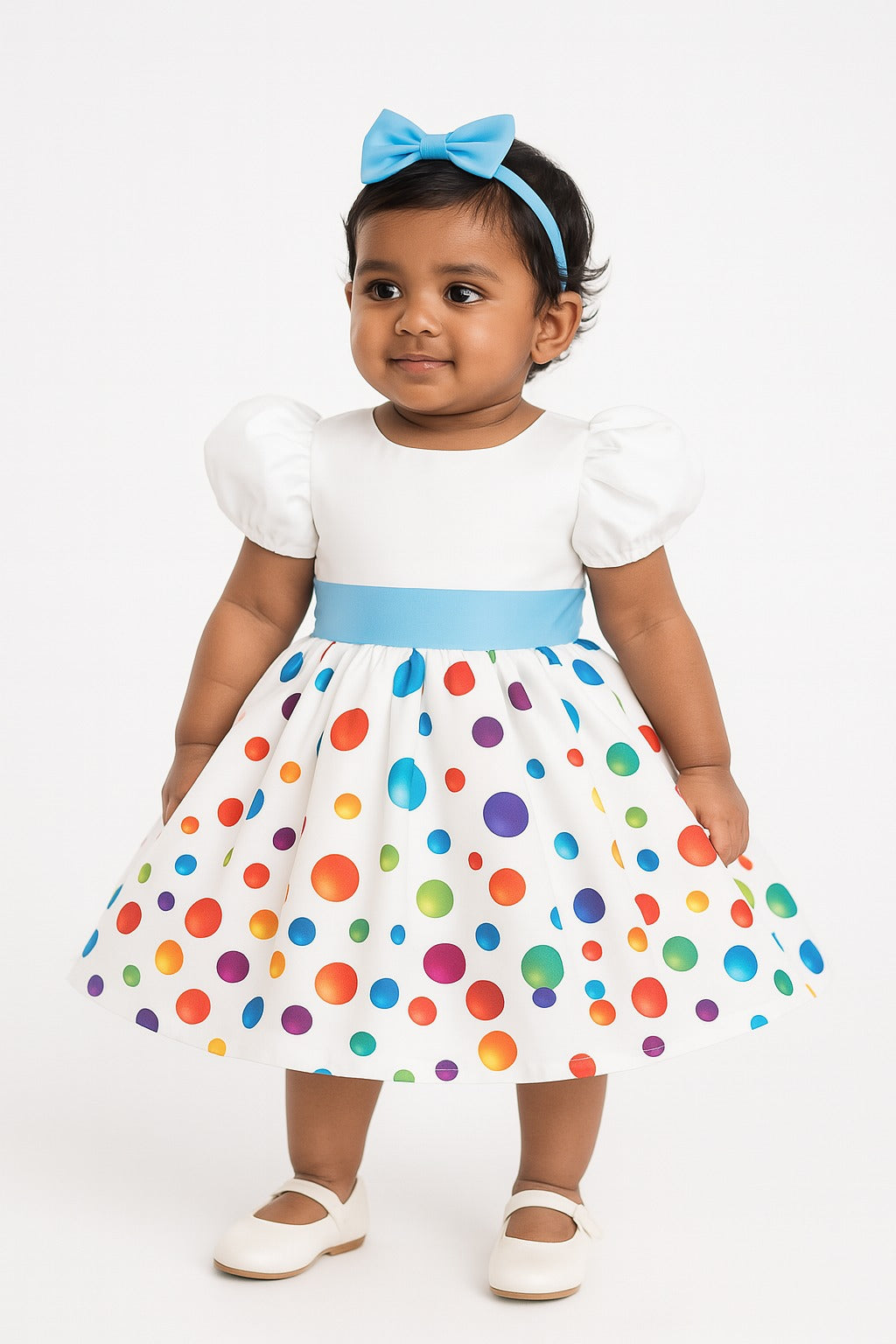 Floral Printing Pattern Flower Girl Dresses - Inayah Fashion