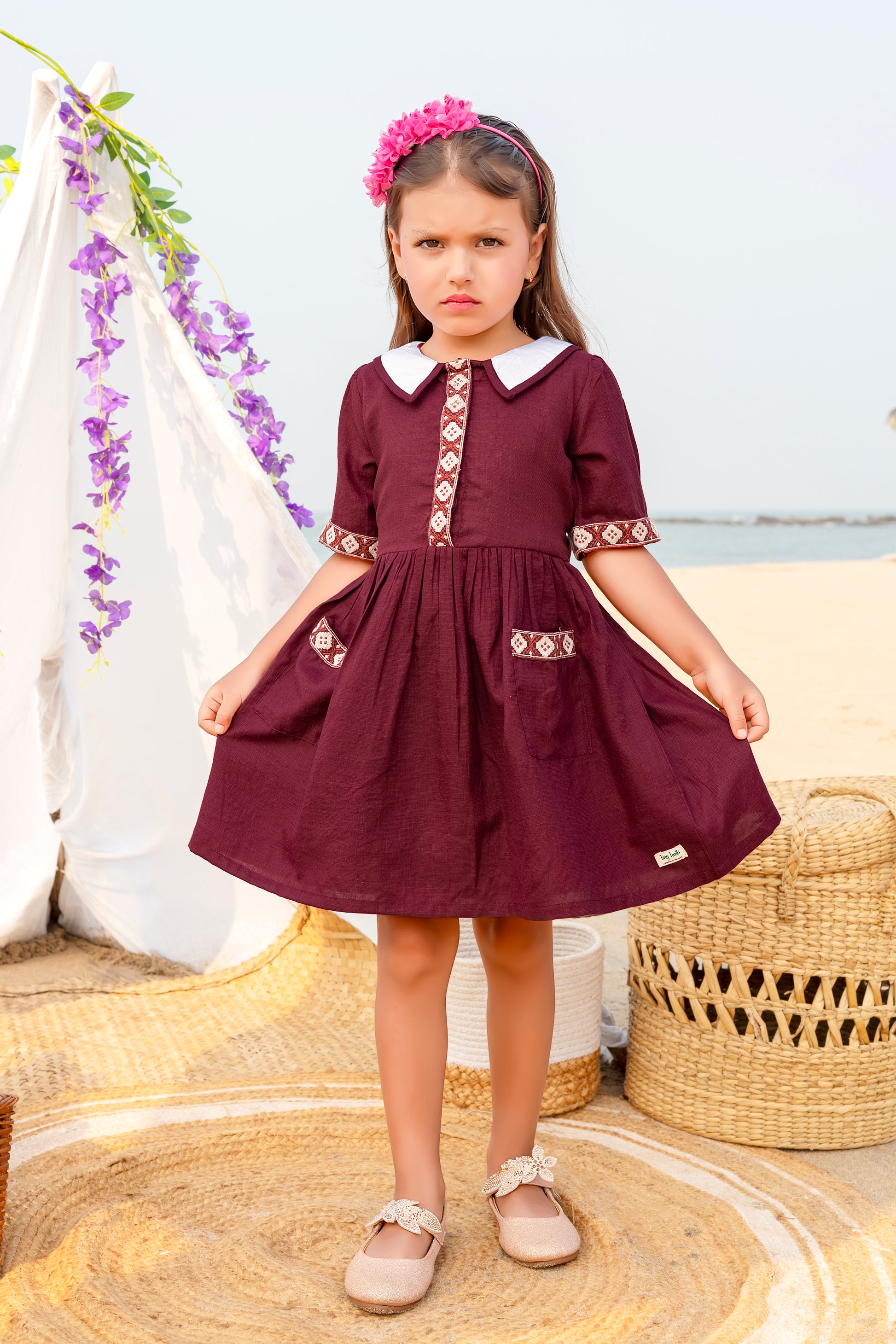 sachin and babi light blue dress Casual & Day Modest Dresses