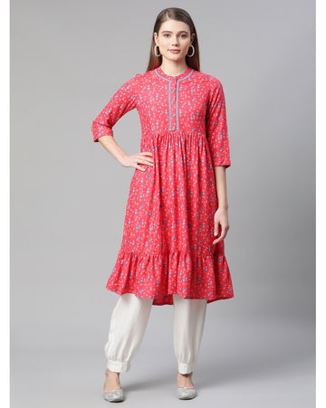 Ruby Bloom Printed Gathered kurtas