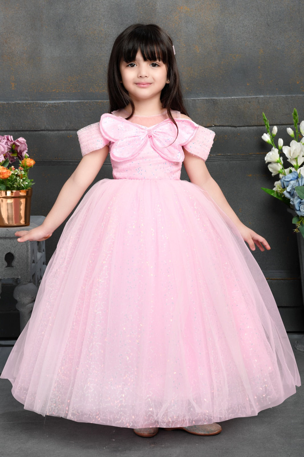 Rainbow Dreams Sleeveless Sequin Bodice Tutu Dress - Inayah Fashion