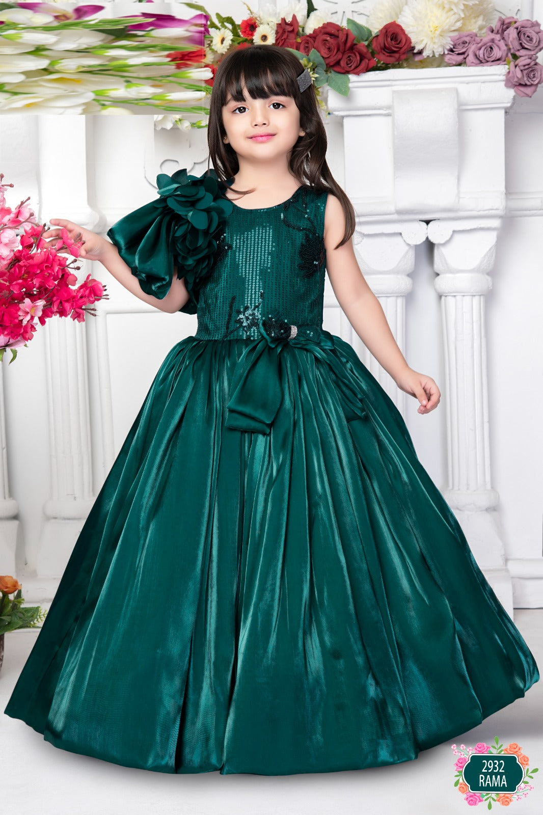 Emerald Princess Ball Gown - Inayah Fashion