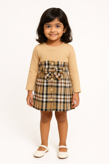 Casual Occassion Elegant BOW Applique Dress - Inayah Fashion