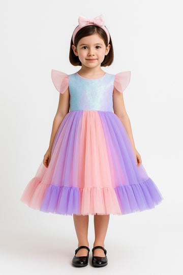 Twilight Sparkle Gown – A Magical Look for Every Little Star - Inayah Fashion