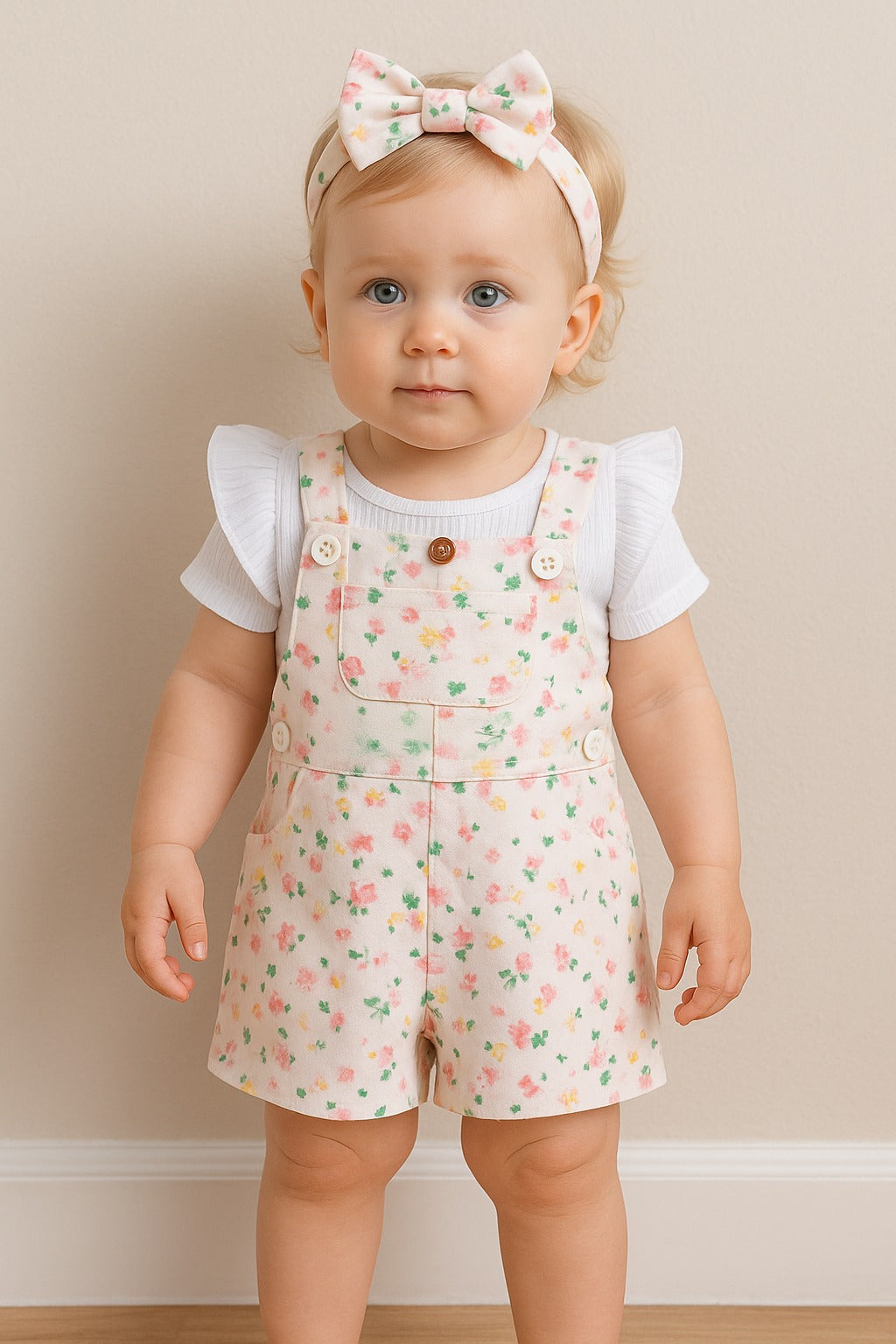Blossom Delight Floral Romper Set - Inayah Fashion